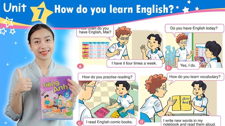 Unit 7: How do you learn English ?