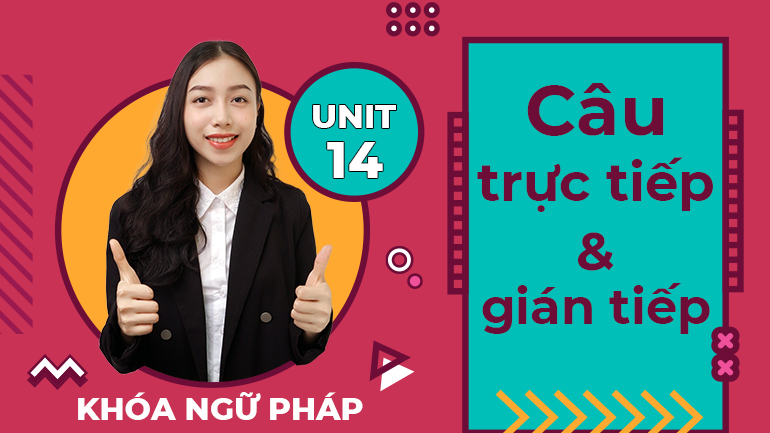 Unit 14 Câu trực tiếp - gián tiếp (reported speech)