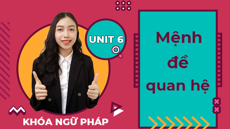 Unit 6 Mệnh đề quan hệ